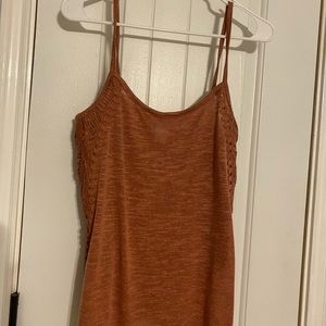 Embroidered tank